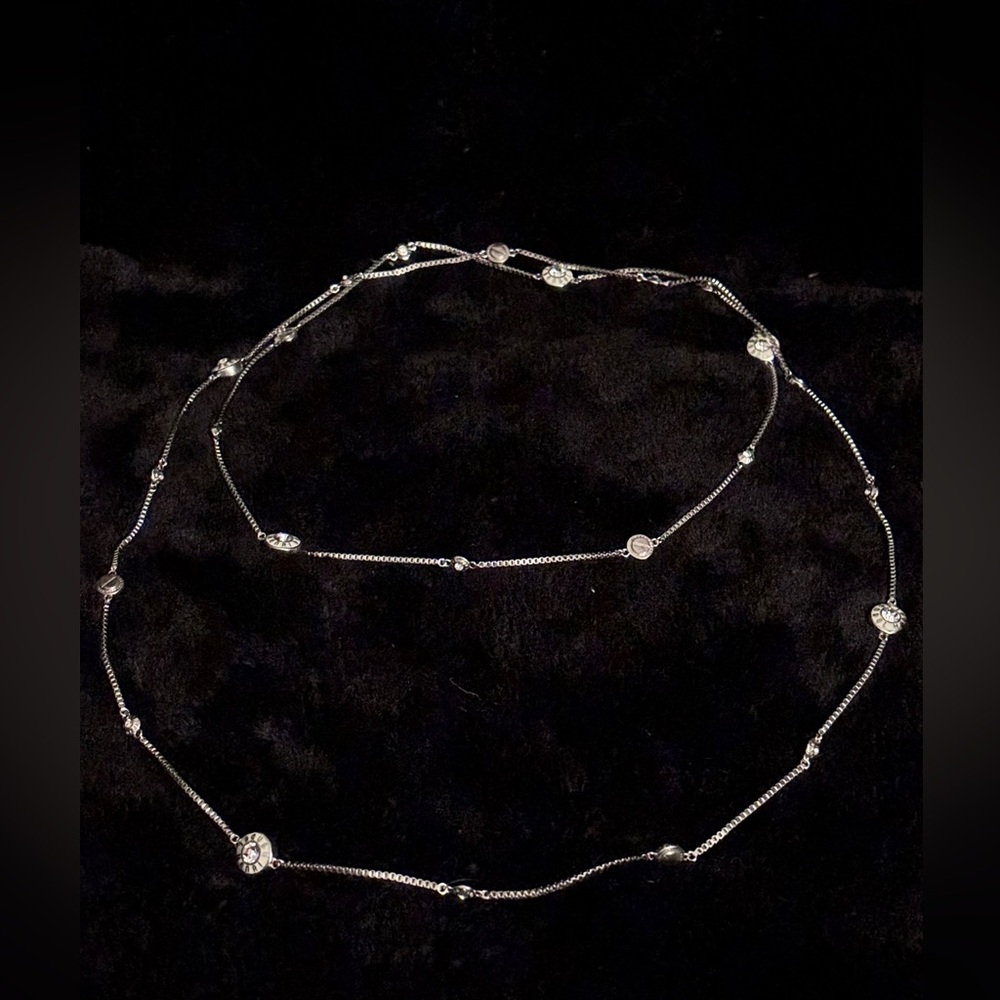 Henri Bendel ✨RARE✨ Swarovski Crystal Long Opera Wrap Necklace